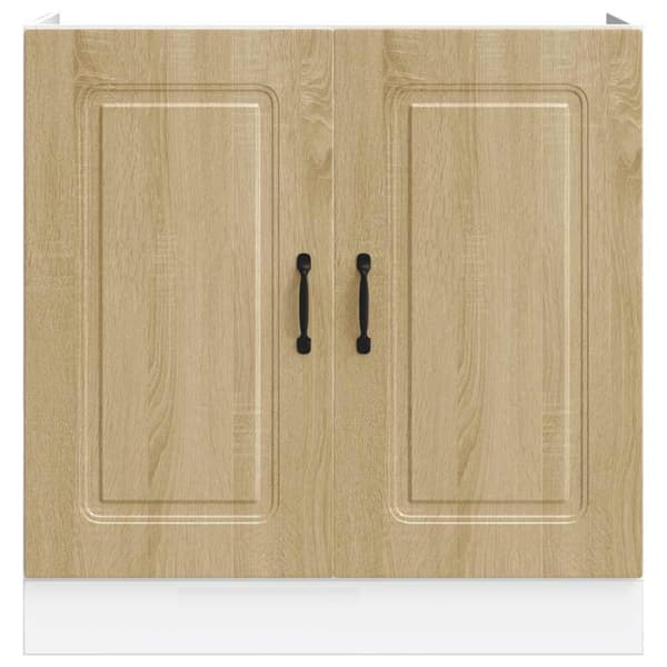 vidaXL underskab til vask Kalmar 80x46x81,5 cm sonoma-eg