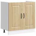 Miniatyrbillede 1 af 11: vidaXL underskab til vask Kalmar 80x46x81,5 cm sonoma-eg