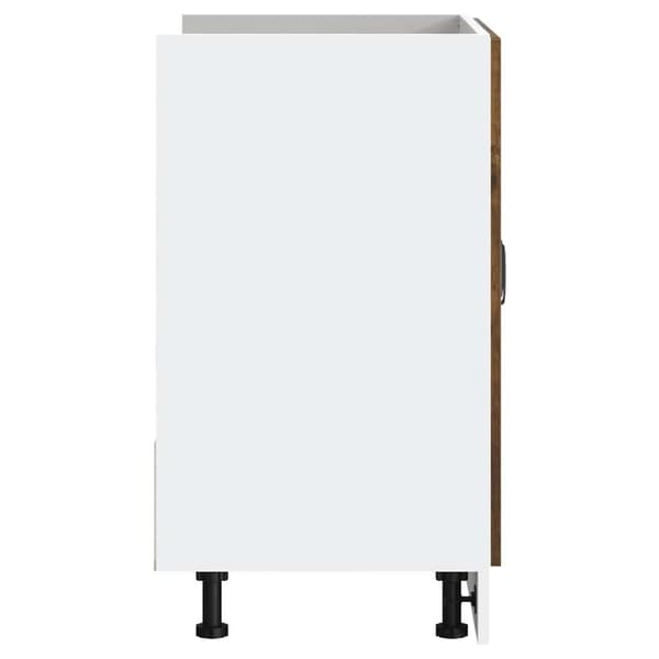 vidaXL underskab til vask Kalmar 80x46x81,5cm konstrueret træ røget eg