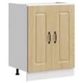 Miniatyrbilde 3 av 11: vidaXL Vask underskap Kalmar sonoma eik 60x46x81,5 cm konstruert tre