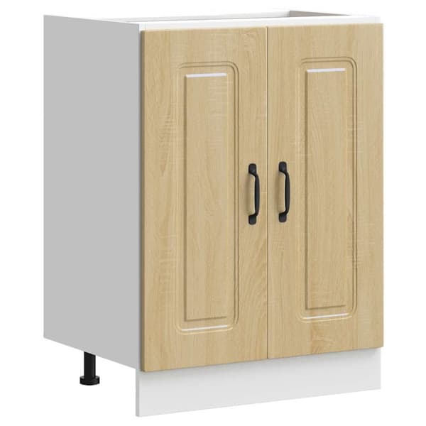 vidaXL Vask underskap Kalmar sonoma eik 60x46x81,5 cm konstruert tre