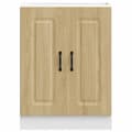 Miniatyrbilde 5 av 11: vidaXL Vask underskap Kalmar sonoma eik 60x46x81,5 cm konstruert tre