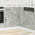 Miniatyrbillede 4 af 11: vidaXL køkkenhjørneskab Kalmar konstrueret træ beton grå