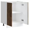 Miniatyrbillede 6 af 11: vidaXL underskab til vask Kalmar 60x46x81,5cm konstrueret træ røget eg