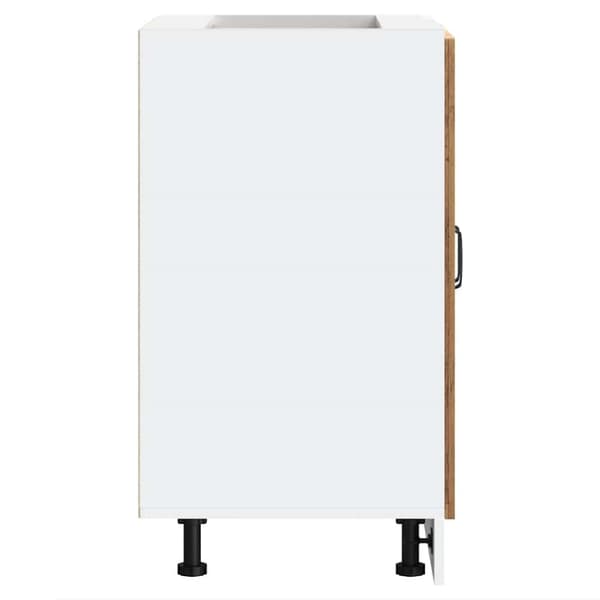 vidaXL underskab til vask Kalmar 60x46x81,5 cm antikt træ