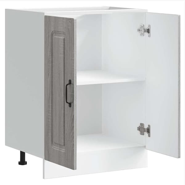 vidaXL underskab til vask Kalmar 60x46x81,5 cm grå sonoma