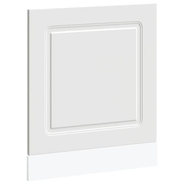 vidaXL Oppvaskmaskin panel Kalmar hvit 60x1,5x67 cm konstruert tre