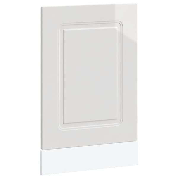 vidaXL Diskmaskinspanel högglans vit 45x1,5x67 cm konstruerat trä