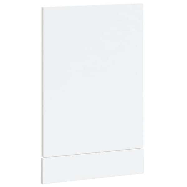 vidaXL Diskmaskinspanel högglans vit 45x1,5x67 cm konstruerat trä