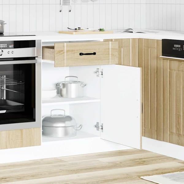 vidaXL Keittiön pohjakaappi Lucca sonoma tammi suunniteltu puu