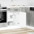 Pikkukuva 4 / 11: vidaXL Keittiön pohjakaappi Lucca harmaa sonoma suunniteltu puu