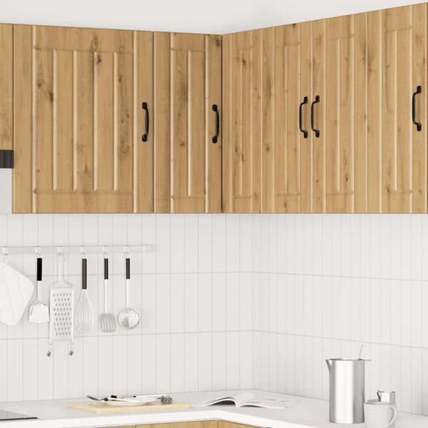 vidaXL Vägghörnskåp för kök Lucca artisan ek konstruerat trä