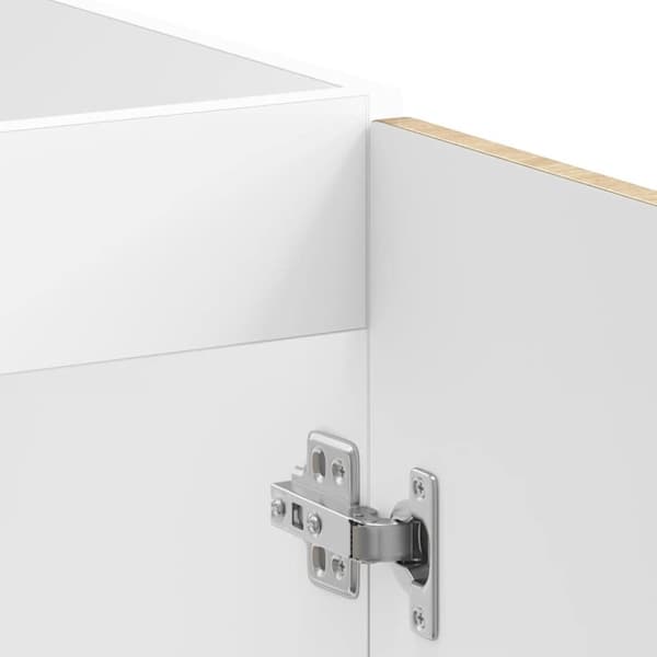 vidaXL underskab til vask Porto 80x46x81,5cm konstrueret træ sonoma-eg