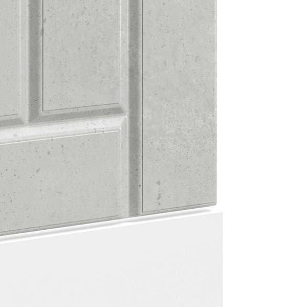 vidaXL opvaskemaskinepanel Lucca konstrueret træ beton grå