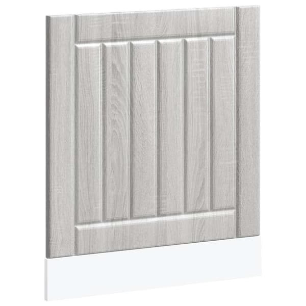 vidaXL opvaskemaskinepanel Lucca konstrueret træ grå sonoma