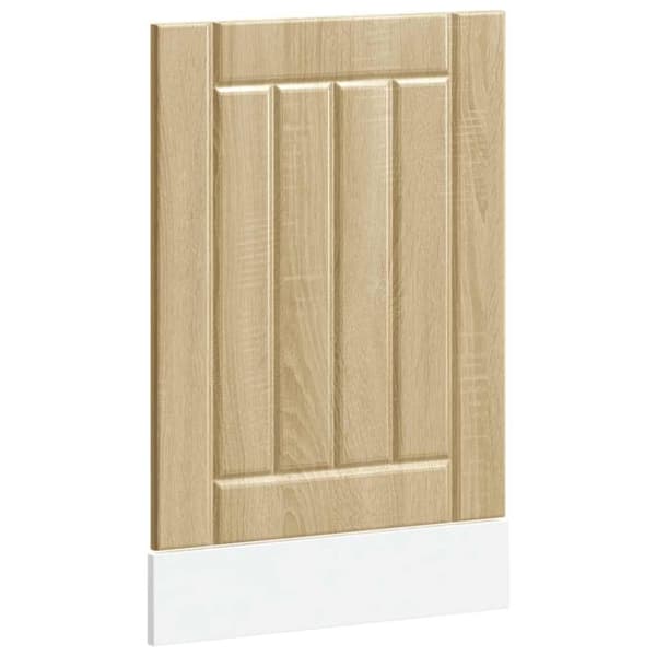 vidaXL opvaskemaskinepanel Lucca konstrueret træ sonoma-eg