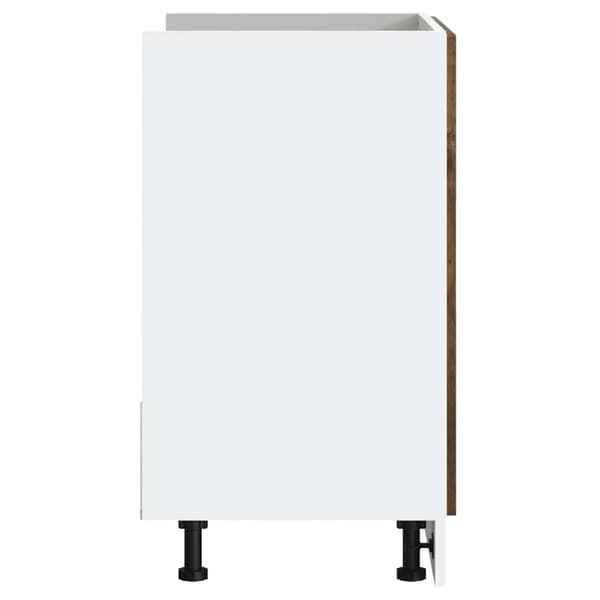 vidaXL underskab til vask Porto 80x46x81,5 cm konstrueret træ røget eg