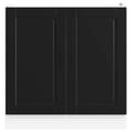 Pikkukuva 5 / 11: vidaXL Altaan pohjakaappi "Porto" Musta 80x46x81,5 cm tekninen puu