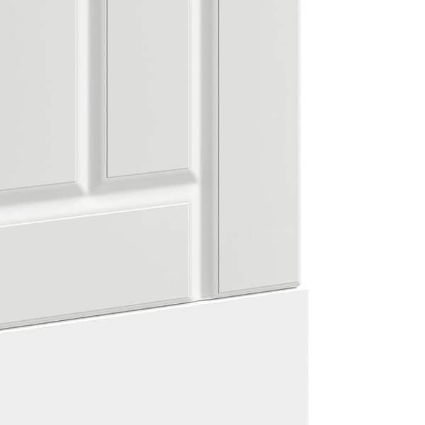 vidaXL Oppvaskmaskin panel Lucca hvit konstruert tre