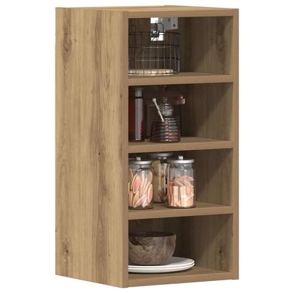 vidaXL Hengende skap "Riga" artisan eik 30x29,5x60 cm konstruert tre