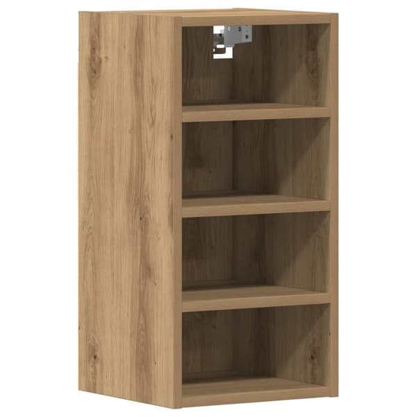 vidaXL Hengende skap "Riga" artisan eik 30x29,5x60 cm konstruert tre