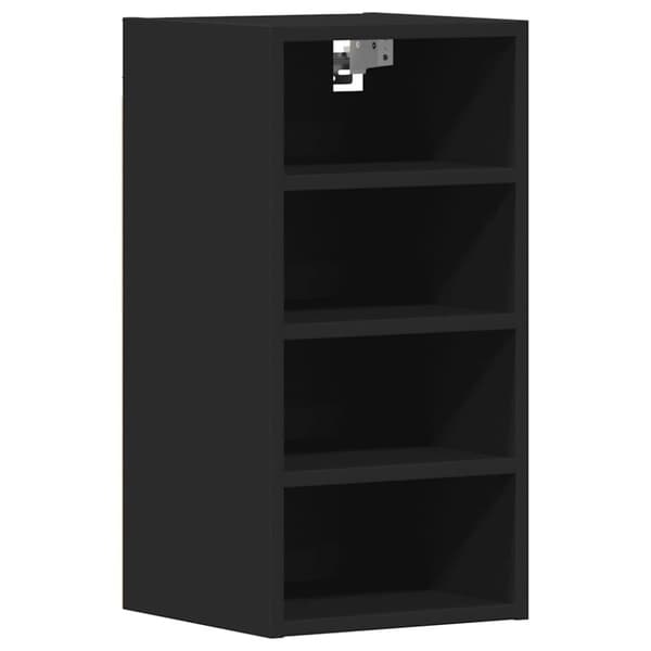 vidaXL Hengende skap "Riga" svart 30x29,5x60 cm konstruert tre
