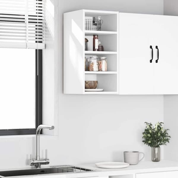 vidaXL Väggskåp vit 30x29,5x60 cm konstruerat trä