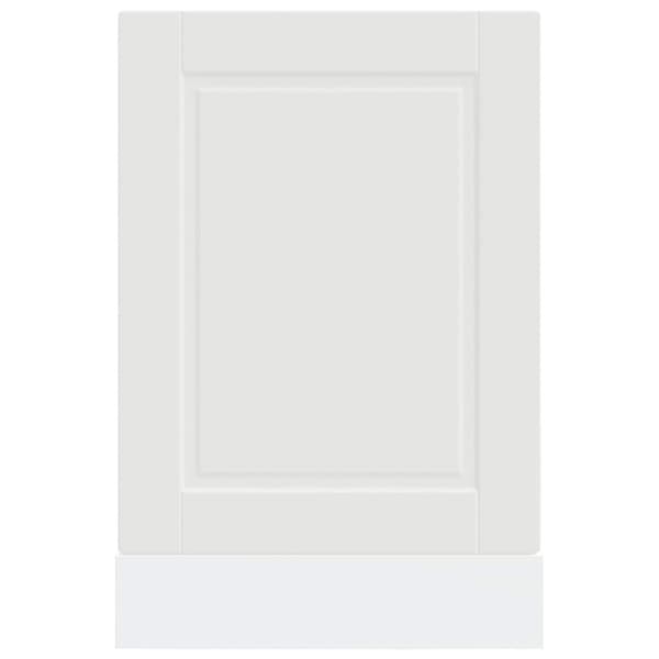 vidaXL Oppvaskmaskin panel Porto hvit 45x1,5x67 cm konstruert tre