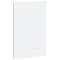 Miniatyrbilde 7 av 9: vidaXL Oppvaskmaskin panel Porto hvit 45x1,5x67 cm konstruert tre