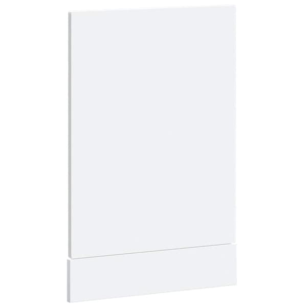 vidaXL Oppvaskmaskin panel Porto hvit 45x1,5x67 cm konstruert tre