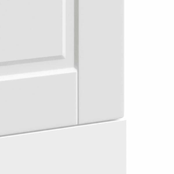 vidaXL Oppvaskmaskin panel Porto hvit 45x1,5x67 cm konstruert tre