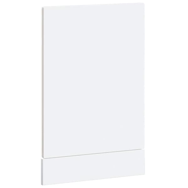 vidaXL låge til opvaskemaskine Porto 45x1,5x67 cm hvid højglans