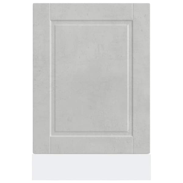 vidaXL Oppvaskmaskin panel Porto betonggrå 45x1,5x67 cm konstruert tre
