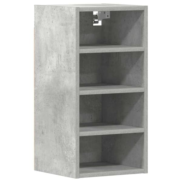 vidaXL vægskab 30x29,5x60 cm konstrueret træ betongrå