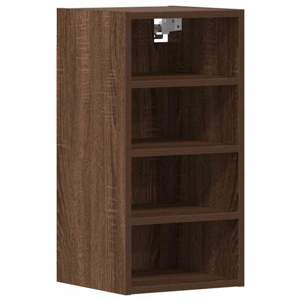 vidaXL Riippuva kaappi "Riga" ruskea tammi 30x29,5x60 cm lastulevy