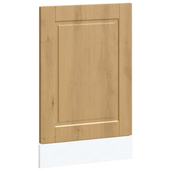 vidaXL Diskmaskinspanel Porto artisan ek 45x1,5x67 cm konstruerat trä