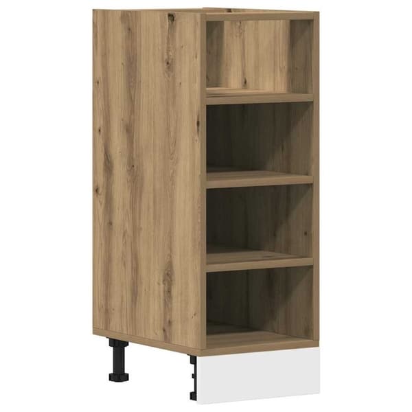 vidaXL underskab 30x44,5x81,5 cm konstrueret træ kunsteg