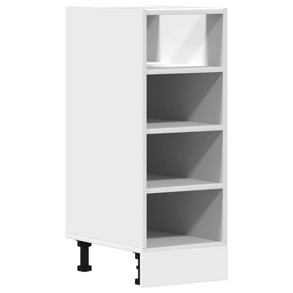 vidaXL Alakaappi "Riga" Valkoinen 30x44,5x81,5 cm Engineered Wood