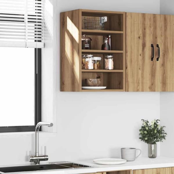 vidaXL vægskab 40x29,5x60 cm konstrueret træ kunsteg