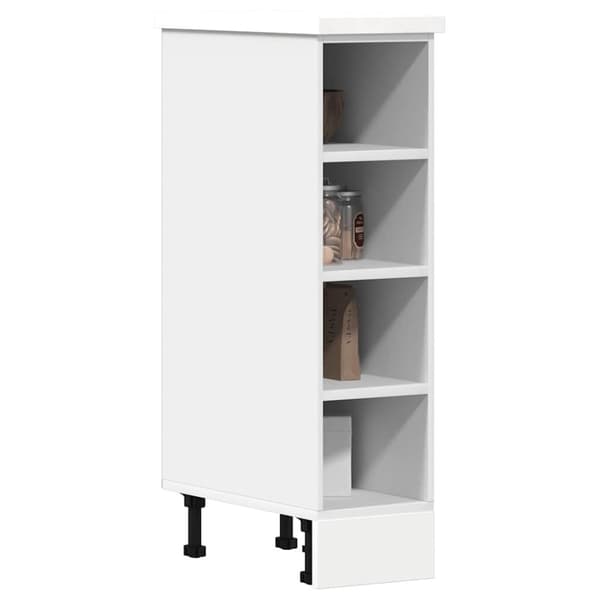 vidaXL underskab 20x44,5x81,5 cm konstrueret træ hvid