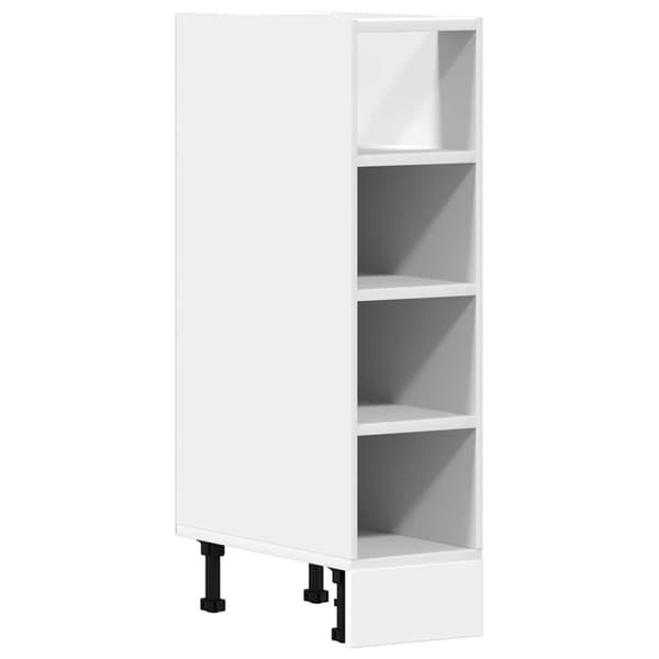 vidaXL underskab 20x44,5x81,5 cm konstrueret træ hvid