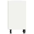 Miniatyrbilde 6 av 11: vidaXL Bunnskap "Riga" hvit 40x44,5x81,5 cm konstruert tre