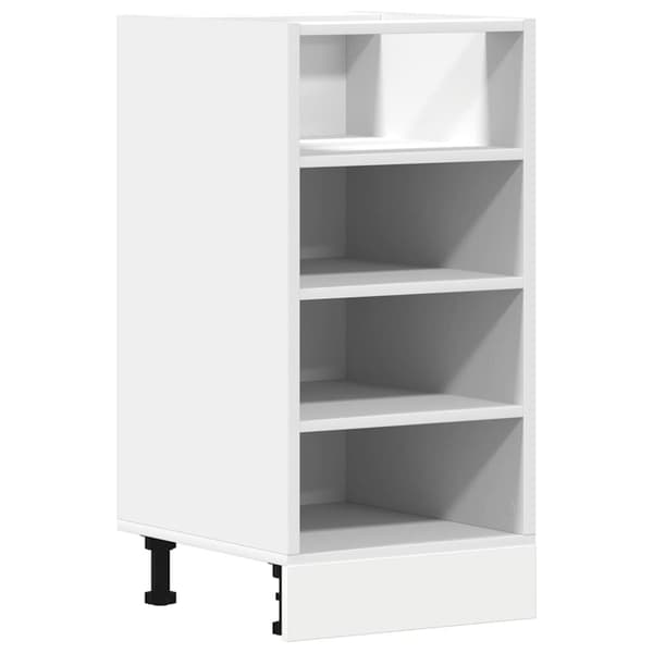 vidaXL Bunnskap "Riga" hvit 40x44,5x81,5 cm konstruert tre