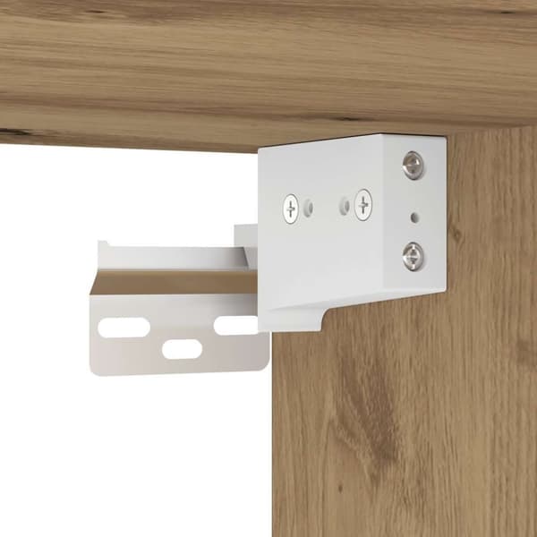 vidaXL Hengende skap "Riga" artisan eik 40x29,5x60 cm konstruert tre