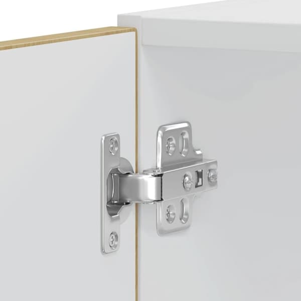 vidaXL Ovnskap 2 stk Lucca artisan eik konstruert tre