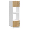 Miniatyrbilde 1 av 11: vidaXL Ovnskap 2 stk Lucca artisan eik konstruert tre