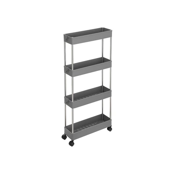 Vagn - Köksställ - 4 nivåer - 40 x 13 x 86 cm - Grå