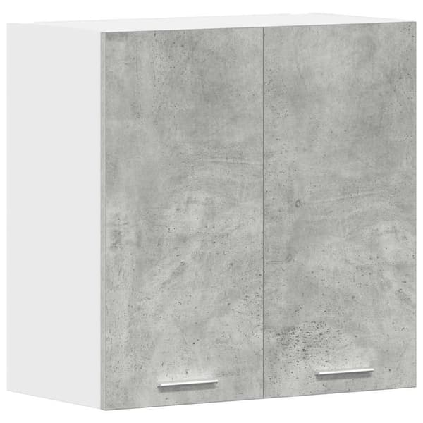 vidaXL Väggskåp för kök betonggrå 60x31x60 cm konstruerat trä