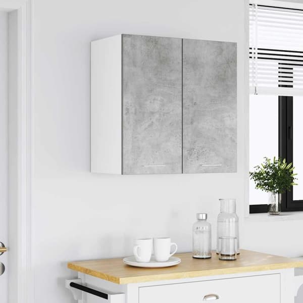 vidaXL Väggskåp för kök betonggrå 60x31x60 cm konstruerat trä