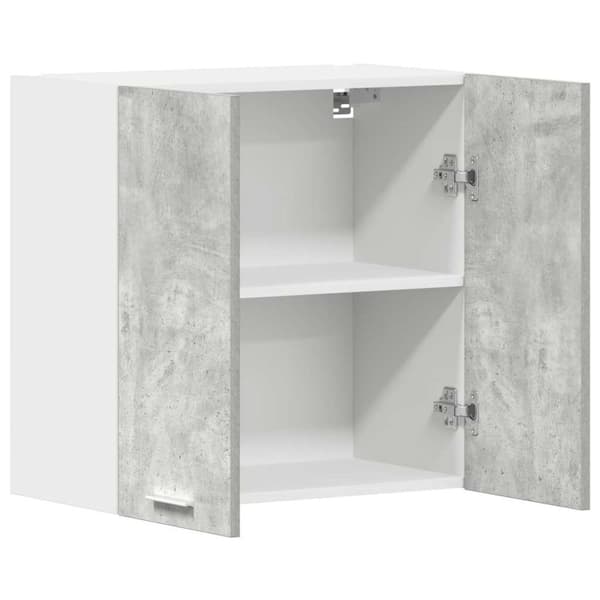 vidaXL Väggskåp för kök betonggrå 60x31x60 cm konstruerat trä